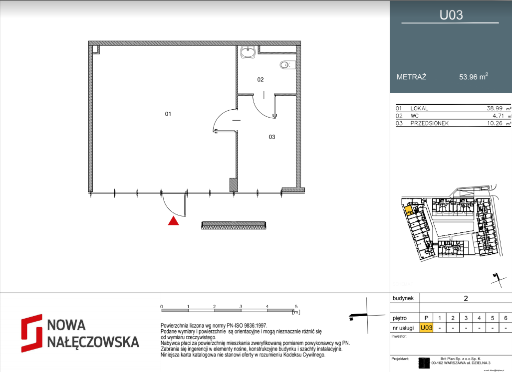 Lokal usługowy numer U03