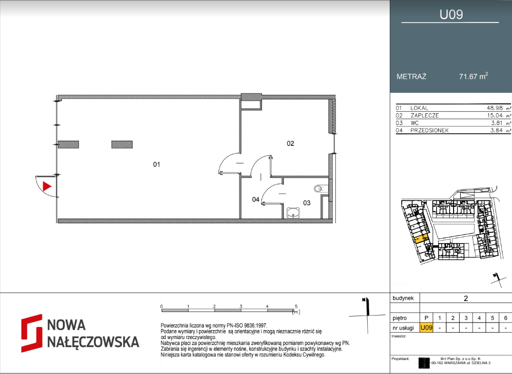Lokal usługowy numer U09
